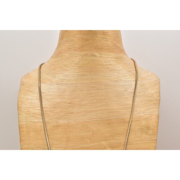 Givenchy Vintage Cross Necklace G Logo Chunky Gold Unisex Signed AS IS 80s Bin7A - Picture 8 of 12